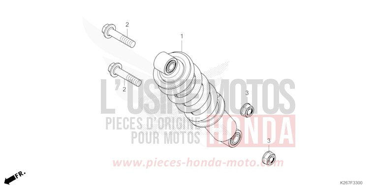 REAR CUSHION for MSX GROM A PEARL QUEEN BEE YELLOW (Y217) from 2022